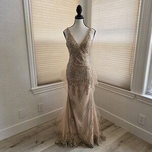 Formal Light Pink Dress Size 2